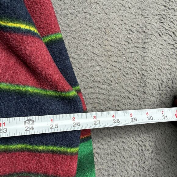 Vintage 90s Fleece Jacket Womens XL Aztec Southwestern Blanket Fleece 1/4 Zip - Picture 6 of 7